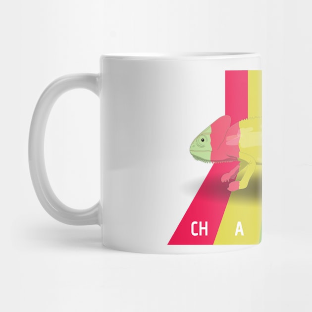 Funny Chameleon by Happy Art Designs